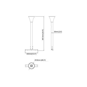 Multibrackets M Pro Series komponenter til montering