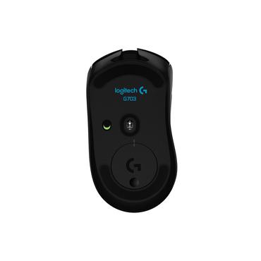 Logitech Wireless Gaming Mouse G703 LIGHTSPEED with HERO 16K Sensor - mus - USB, 2.4 GHz