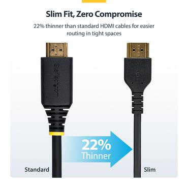 StarTech.com 1 m premium h&ouml;ghastighets HDMI-kabel med Ethernet - 4K 60 Hz - HDMI-kabel med Ethernet - 1 m