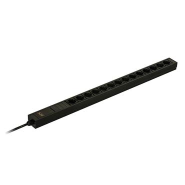 APC Easy Basic Rack PDU EPDU1116B-SCH - strømfordelingsenhed - 3680 VA