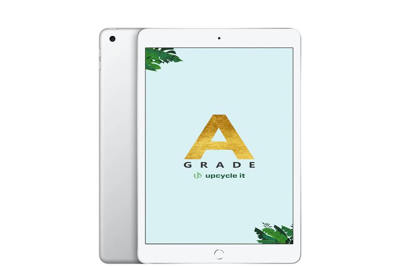 [upcycle it] Apple iPad 9th gen (Grade A) 256GB - WIFI - Silver - u. lader / adapter