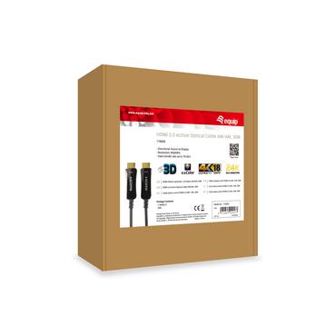 Equip 119430 HDMI-kabel 30 m HDMI Type A (Standard) Sort