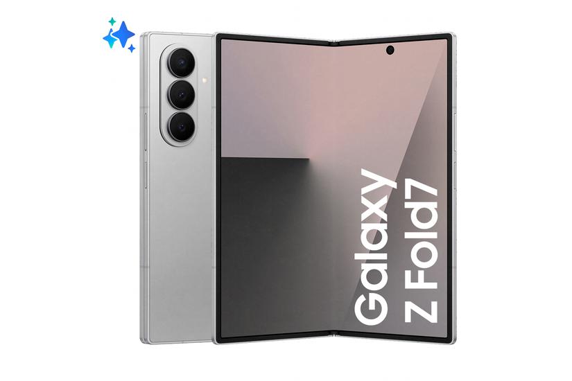 Samsung Galaxy Z Fold7 20,3 cm (8") Android 16.0 5G 12 GB 256 GB 4400 mAh Sølv