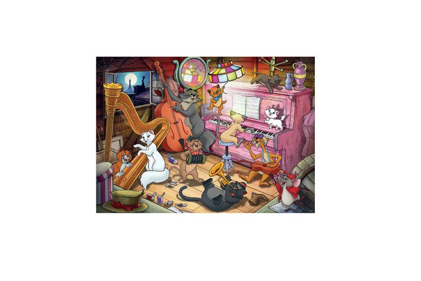 Ravensburger The Aristocats Puslespil 1000 stk Tegnefilm
