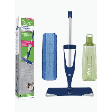 Bona Premium Spray Mop for Hard Floors reng&oslash;ringsmoppe Aluminium, Mikrofiber 850 ml V&aring;d Mikrofiber Aluminium, Bl&aring;