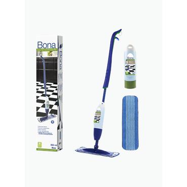 Bona Premium Spray Mop for Hard Floors reng&oslash;ringsmoppe Aluminium, Mikrofiber 850 ml V&aring;d Mikrofiber Aluminium, Bl&aring;
