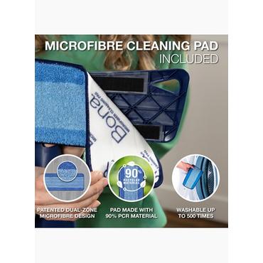 Bona Premium Spray Mop for Hard Floors reng&oslash;ringsmoppe Aluminium, Mikrofiber 850 ml V&aring;d Mikrofiber Aluminium, Bl&aring;