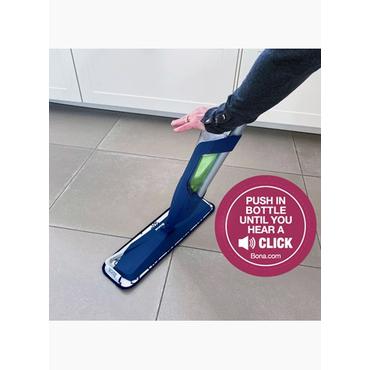 Bona Premium Spray Mop for Hard Floors reng&oslash;ringsmoppe Aluminium, Mikrofiber 850 ml V&aring;d Mikrofiber Aluminium, Bl&aring;
