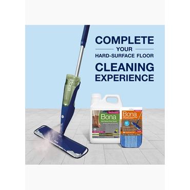 Bona Premium Spray Mop for Hard Floors reng&oslash;ringsmoppe Aluminium, Mikrofiber 850 ml V&aring;d Mikrofiber Aluminium, Bl&aring;