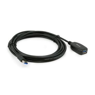 Equip 133346 USB-kabel USB 3.2 Gen 1 (3.1 Gen 1) 5 m USB A Sort