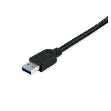 Equip 133346 USB-kabel USB 3.2 Gen 1 (3.1 Gen 1) 5 m USB A Sort