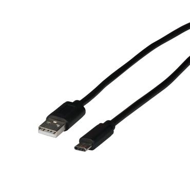 EFB Elektronik EBUSBC-USB20AK.3 USB-kabel USB 2.0 3 m USB C USB A Sort
