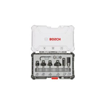 Bosch fr&auml;sningssk&auml;rarbit - f&ouml;r mjuka tr&auml;slag, l&ouml;vtr&auml; - 6 delar