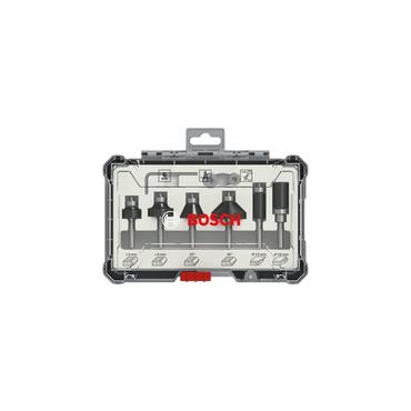 Bosch fr&auml;sningssk&auml;rarbit - f&ouml;r mjuka tr&auml;slag, l&ouml;vtr&auml; - 6 delar