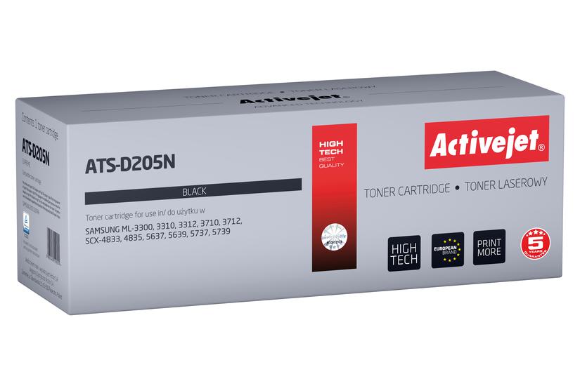 Activejet ATS-D205N toner til Samsung printere; erstatning Samsung MLT-D205S; Supreme; 2000 sider; sort