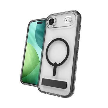ZAGG Santa Cruz Snap Kickstand mobiltelefon etui 16,5 cm (6.5") Cover Sort, Transparent