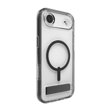 ZAGG Santa Cruz Snap Kickstand mobiltelefon etui 16,5 cm (6.5") Cover Sort, Transparent