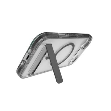 ZAGG Santa Cruz Snap Kickstand mobiltelefon etui 16,5 cm (6.5") Cover Sort, Transparent