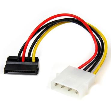 StarTech.com 15 cm 4-stifts Molex till v&auml;nstervinklad SATA-str&ouml;mkabeladapter - str&ouml;madapter - SATA-str&ouml;m till 4 pin intern effekt - 15 cm