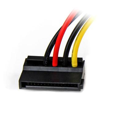StarTech.com 15 cm 4-stifts Molex till v&auml;nstervinklad SATA-str&ouml;mkabeladapter - str&ouml;madapter - SATA-str&ouml;m till 4 pin intern effekt - 15 cm