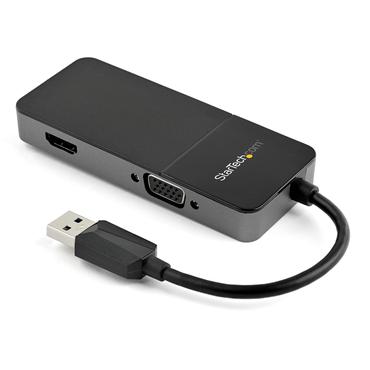 StarTech.com USB 3.0 till HDMI VGA-adapter - 4K 30&nbsp;Hz - videokort - HDMI/VGA/ljud