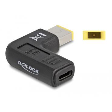 Delock - str&ouml;madapter - 24 pin USB-C till DC jack 11 x 4.5 mm