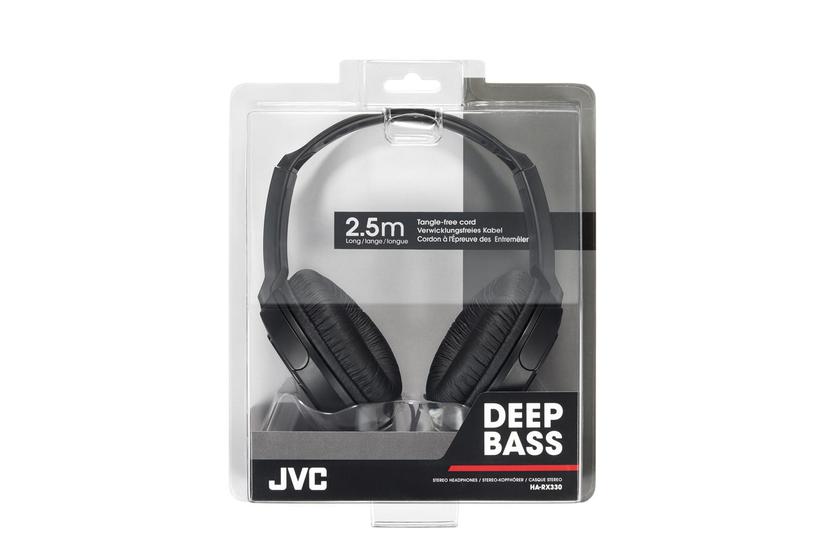 JVC HA-RX330-E Hovedtelefoner Ledningsført Headset Musik Sort
