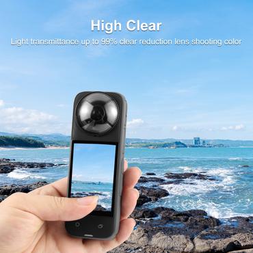 Optical glass lens cover PULUZ for Insta360 X4