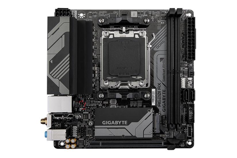 Gigabyte A620I AX - 1.0 - bundkort - mini ITX - Socket AM5 - AMD A620