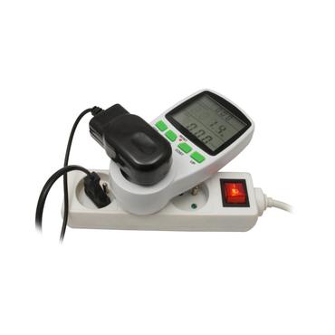 Greenblue GB202 wattm&aring;ler Hvid Indbygget sk&aelig;rm LCD 0 - 9999 W