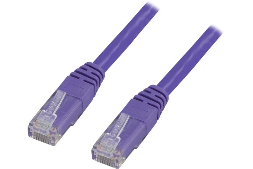 DELTACO patch-kabel - 5 m - lila