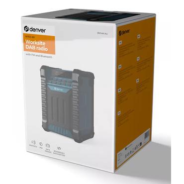 Denver WRD-60 radio Bærbar Sort, Blå