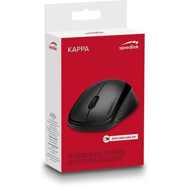 SPEEDLINK KAPPA Mouse - mus - 2.4 GHz - sort