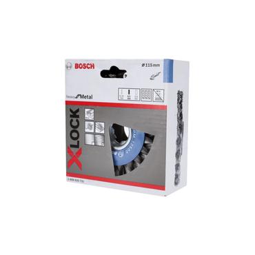 Bosch tung f&ouml;r Metal X-Lock - tr&aring;dhjulsb&oslash;rste - f&ouml;r metall