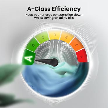 Hisense WF3S8043BB3 vaskemaskine Front-læsning 8 kg 1400 rpm Sort