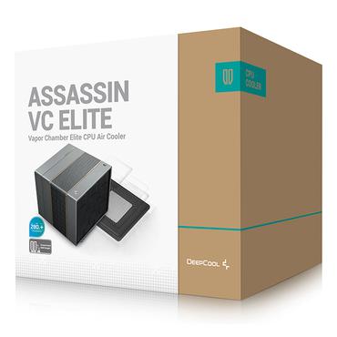 DeepCool ASSASSIN VC ELITE Processor Luftk&oslash;ler 120/140 mm Sort 1 stk