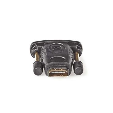 Nedis CVGB34912BK videokabel adapter HDMI Type A (Standard) DVI-D Sort, Guld