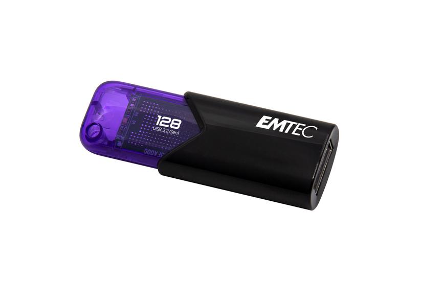Emtec Click Easy USB-nøgle 128 GB USB Type-A 3.2 Gen 1 (3.1 Gen 1) Sort, Violet