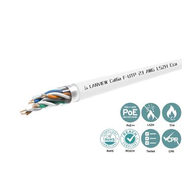 Cat6a F-UTP 4x2xAWG23 LSZH