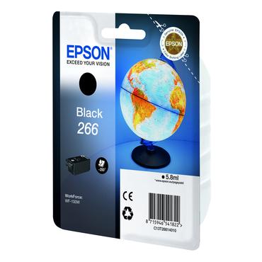 Epson 266 - sort - original - bl&aelig;kpatron