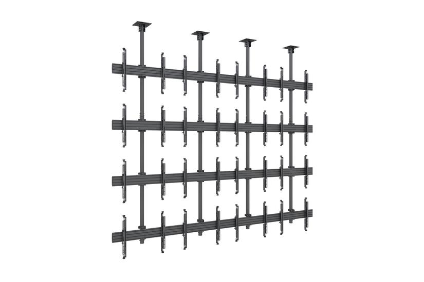 Multibrackets M Pro Series MBC4X4U konsol - för 16 LCD-bildskärmar - svart