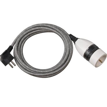 Brennenstuhl 1161830 stikd&aring;se 3 m 1 AC stikkontakt(er) Indend&oslash;rs Sort, Hvid