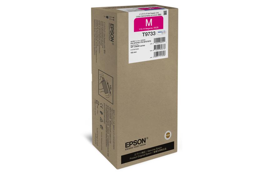 Epson T9733 - XL-storlek - magenta - original - bl&auml;ckpatron