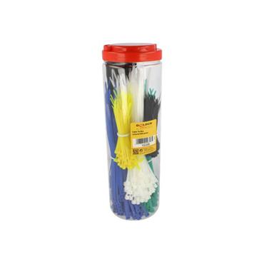 DeLOCK Cable tie assortment box 600 pieces assorted colours