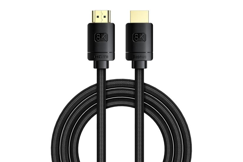 Baseus CAKGQK01 HDMI-kabel 2 m HDMI Type A (Standard) Sort