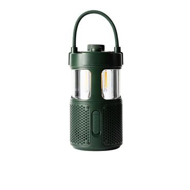 Pure Woodland Glow wasserdichter Outdoor-Lautsprecher mit LED Lampe, gr&uuml;n