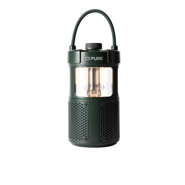 Pure Woodland Glow wasserdichter Outdoor-Lautsprecher mit LED Lampe, gr&uuml;n