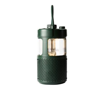 Pure Woodland Glow wasserdichter Outdoor-Lautsprecher mit LED Lampe, gr&uuml;n
