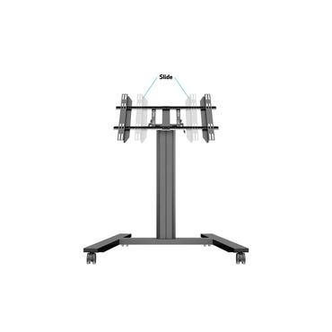 Multibrackets M Public Display Stand 110 Tilt & Table st&auml;ll - f&ouml;r LCD-display - svart