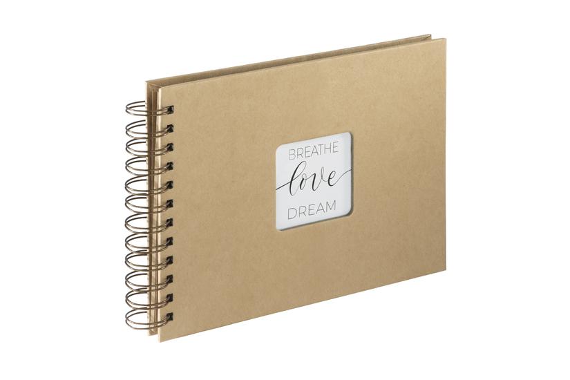 Hama Craft fotoalbum og arkbeskyttelse Brun 40 ark 10 x 15 Spiral indbinding